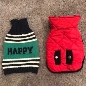 Dog sweater and jacket XXS